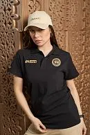 Поло KAMA TYRES женское черное